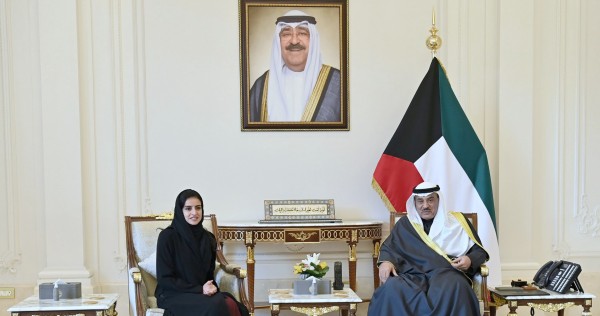 سمو ولي العهد يستقبل الأمين العام لمنظمة الأمم المتحدة للسياحة في قصر بيان