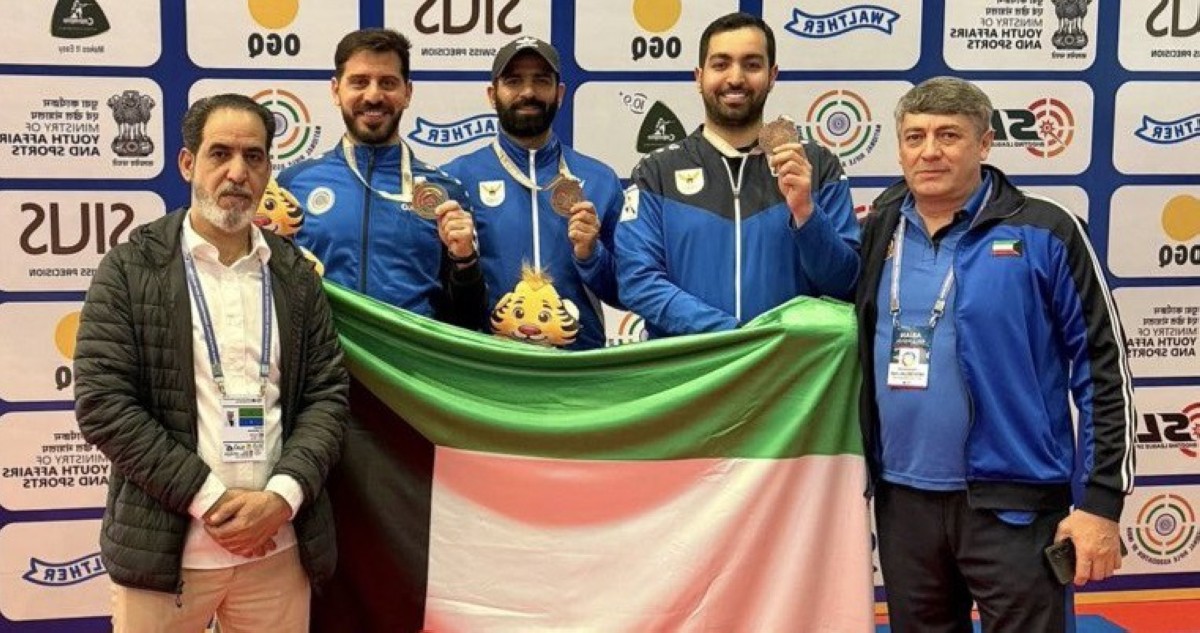 أزرق الرماية يحصد برونزية بندقية 50 متراً في بطولة آسيا