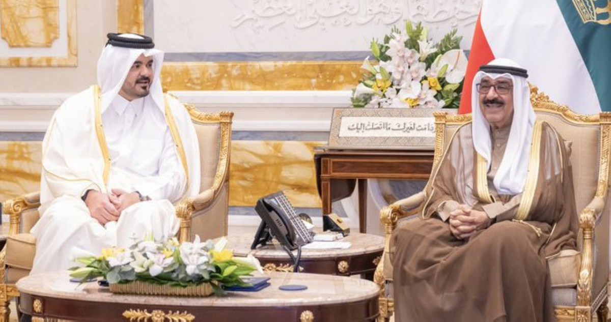 سمو الأمير يستقبل رئيس المجلس الأولمبي الآسيوي رئيس اللجنة الأولمبية القطرية