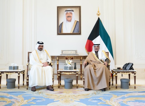ولي العهد يستقبل رئيس المجلس الأولمبي الآسيوي ورئيس اللجنة الأولمبية القطرية