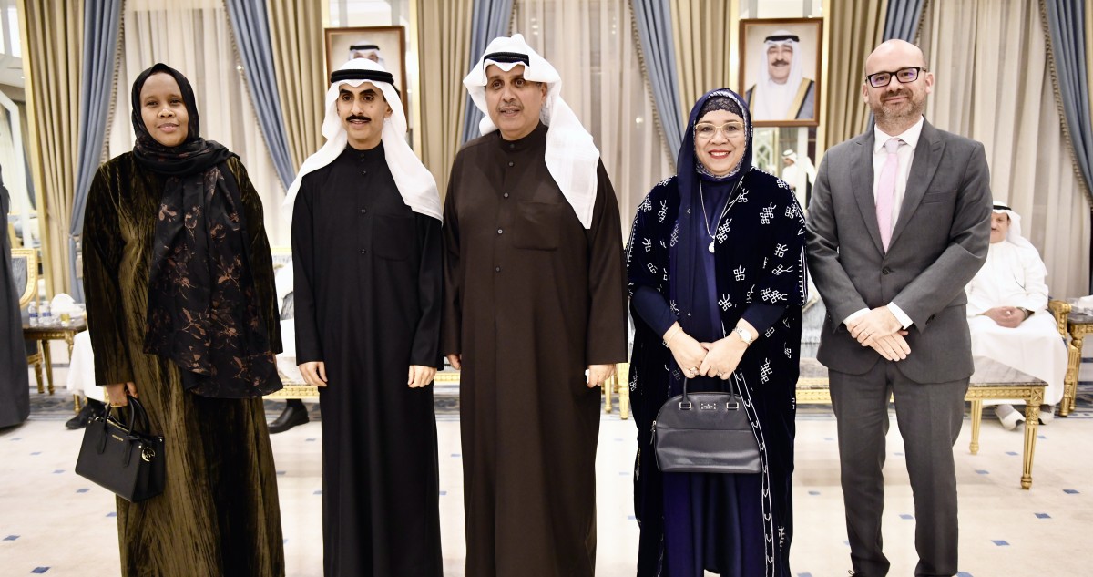 حمد جابر العلي استقبل المهنئين: رمضان محطة لتعزيز قيم المجتمع