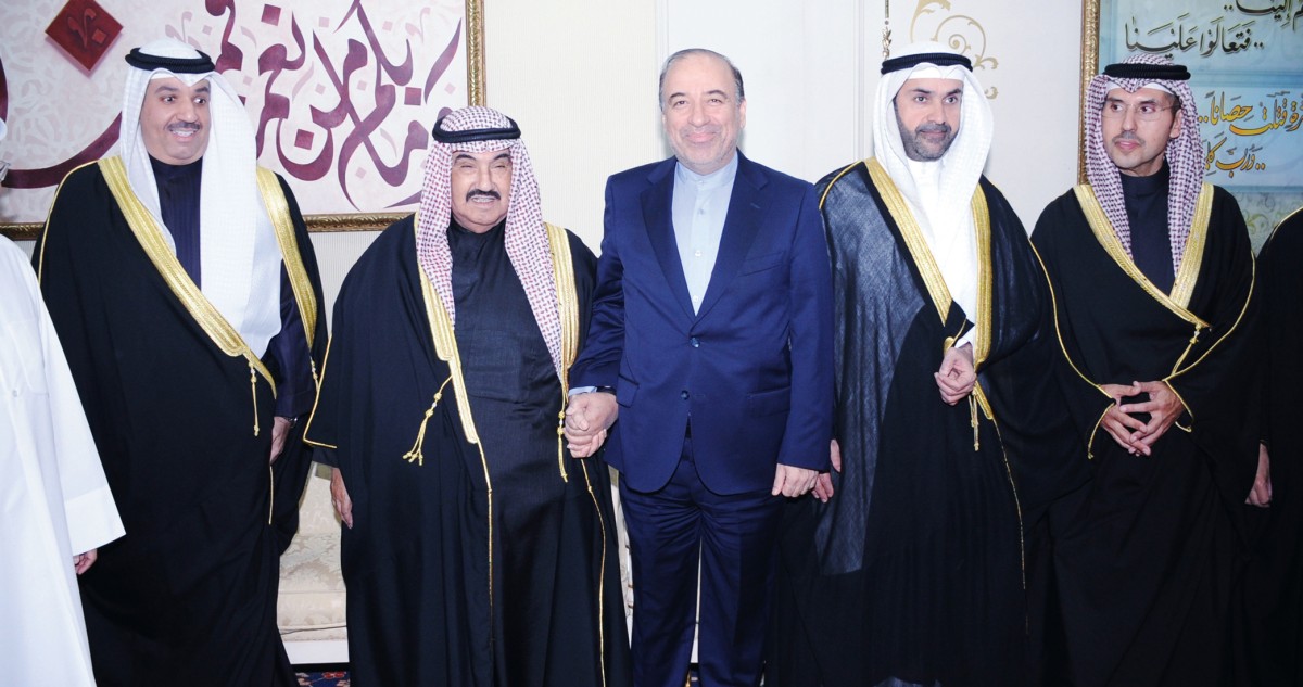 المهنئون بالشهر عند ناصر المحمد... الكويت أسرة واحدة
