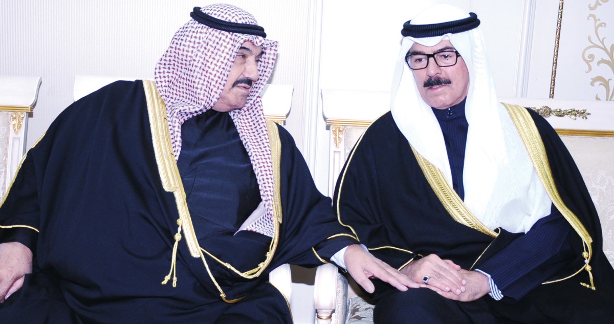 المهنئون بالشهر عند ناصر المحمد... الكويت أسرة واحدة