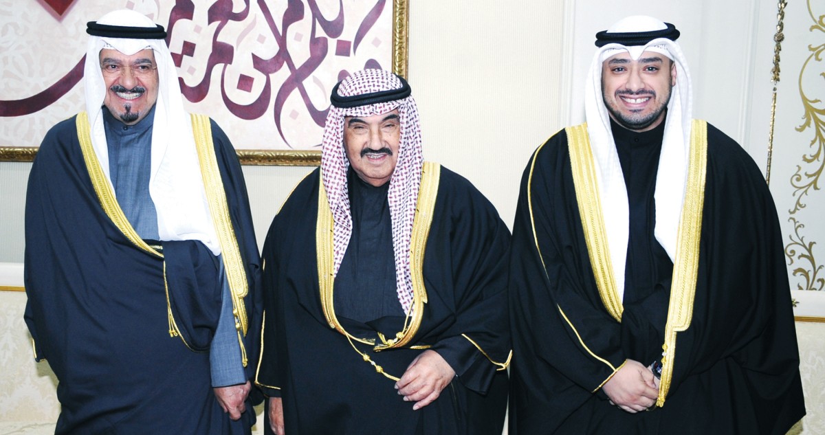 المهنئون بالشهر عند ناصر المحمد... الكويت أسرة واحدة