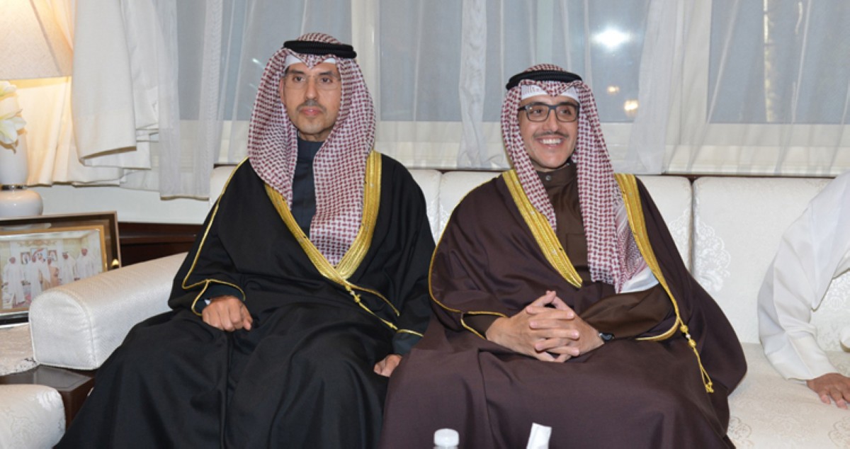 ديوان الدغيشم استقبل المهنئين... مبارك عليكم الشهر