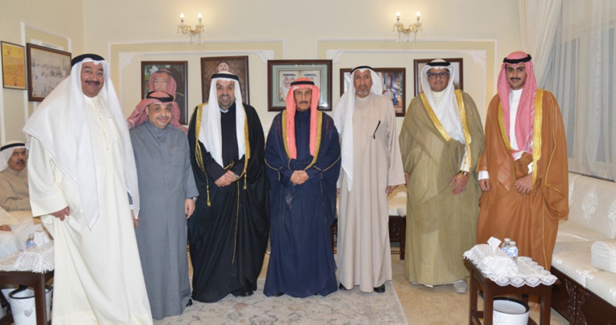 ديوان الدغيشم استقبل المهنئين... مبارك عليكم الشهر