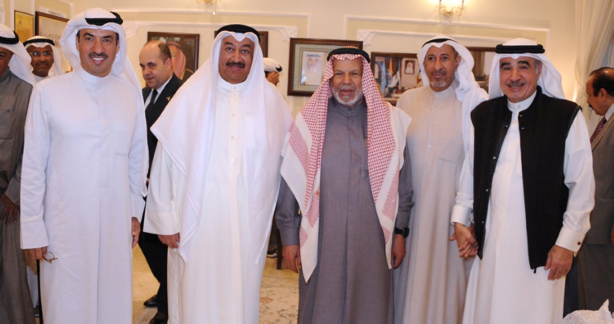 ديوان الدغيشم استقبل المهنئين... مبارك عليكم الشهر