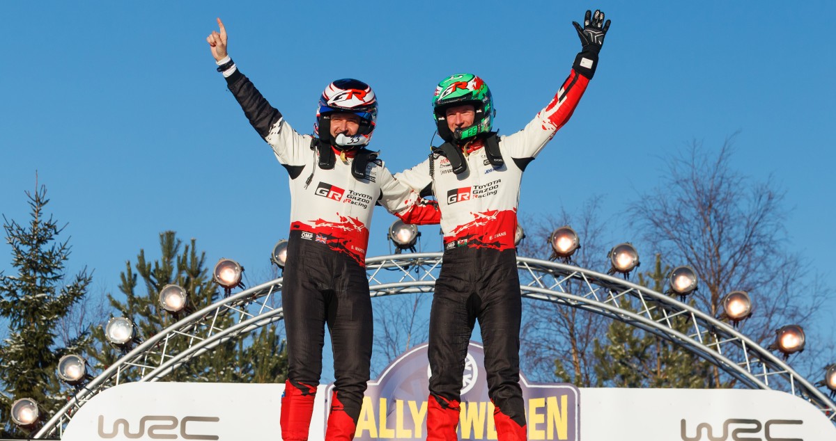 فريق تويوتا جازو للسباقات يهيمن على رالي السويد