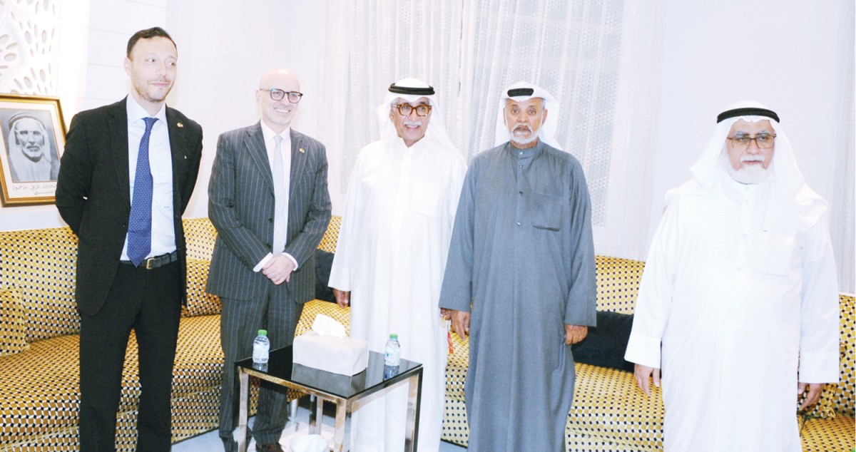 ديوان الجارالله الخرافي استقبل المهنئين بالشهر