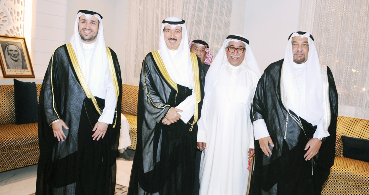 ديوان الجارالله الخرافي استقبل المهنئين بالشهر