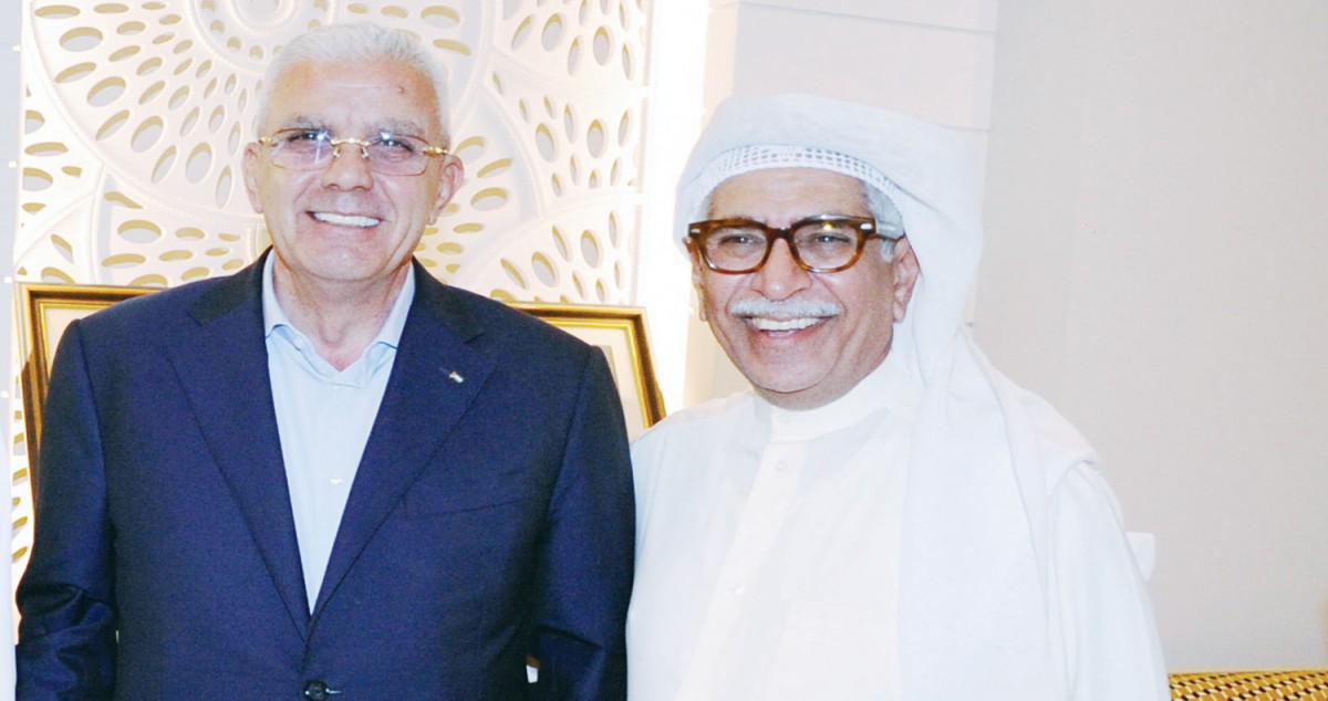 ديوان الجارالله الخرافي استقبل المهنئين بالشهر