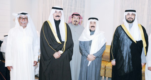 ديوان الجارالله الخرافي استقبل المهنئين بالشهر