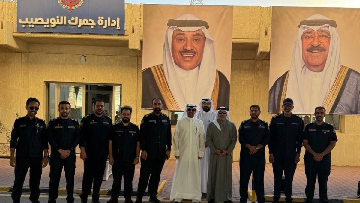 رئيس 'الجمارك' تفقد منفذ النويصيب خلال فترة الأعياد الوطنية