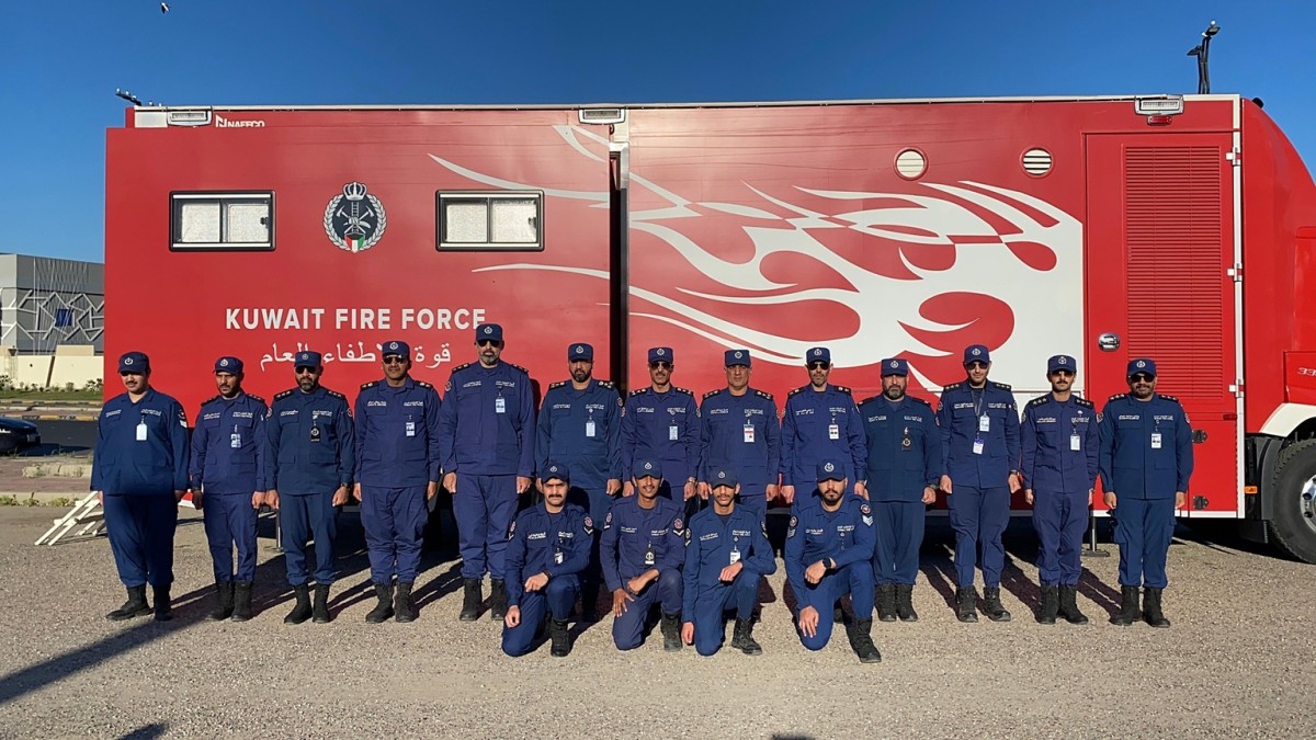 نائب رئيس 'الإطفاء' يتفقد نقاط تأمين الاحتفالات الوطنية