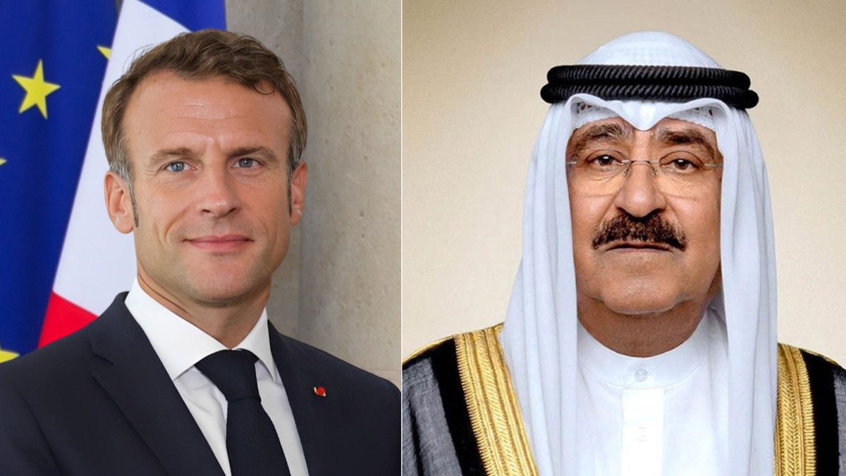 سمو الأمير يتلقى اتصالاً هاتفياً من الرئيس الفرنسي