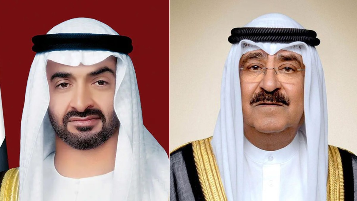 سمو الأمير يتلقى اتصالاً هاتفياً من رئيس الإمارات