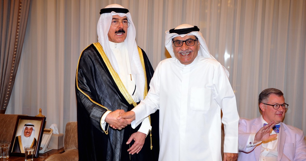 محمد الخالد استقبل المهنئين... مبارك الشهر على الكويت قيادةً وشعباً