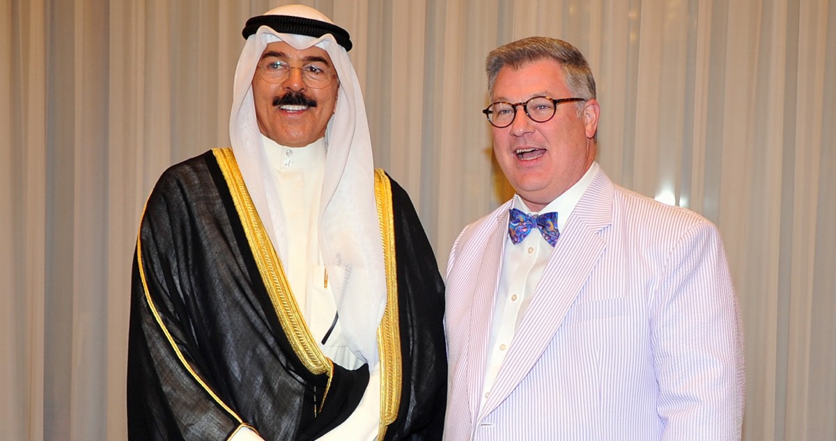 محمد الخالد استقبل المهنئين... مبارك الشهر على الكويت قيادةً وشعباً