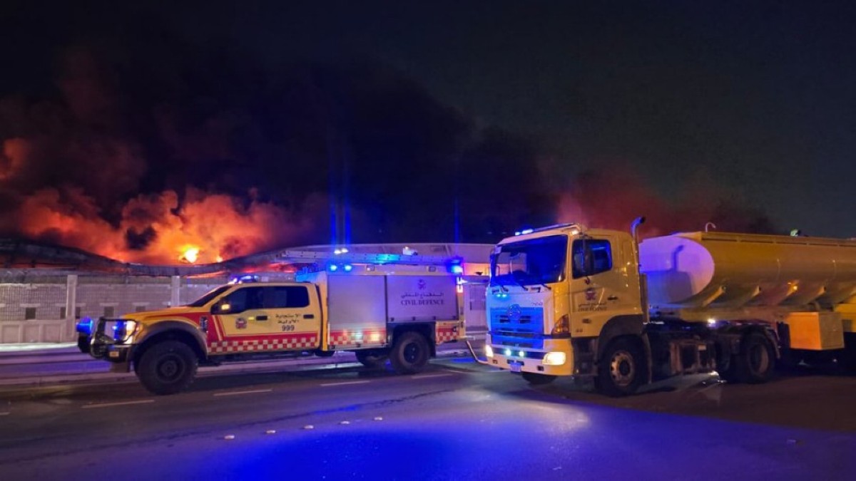 البحرين: العدوان الإيراني يستهدف إحدى المنشآت البحرية بالقرب من ميناء سلمان