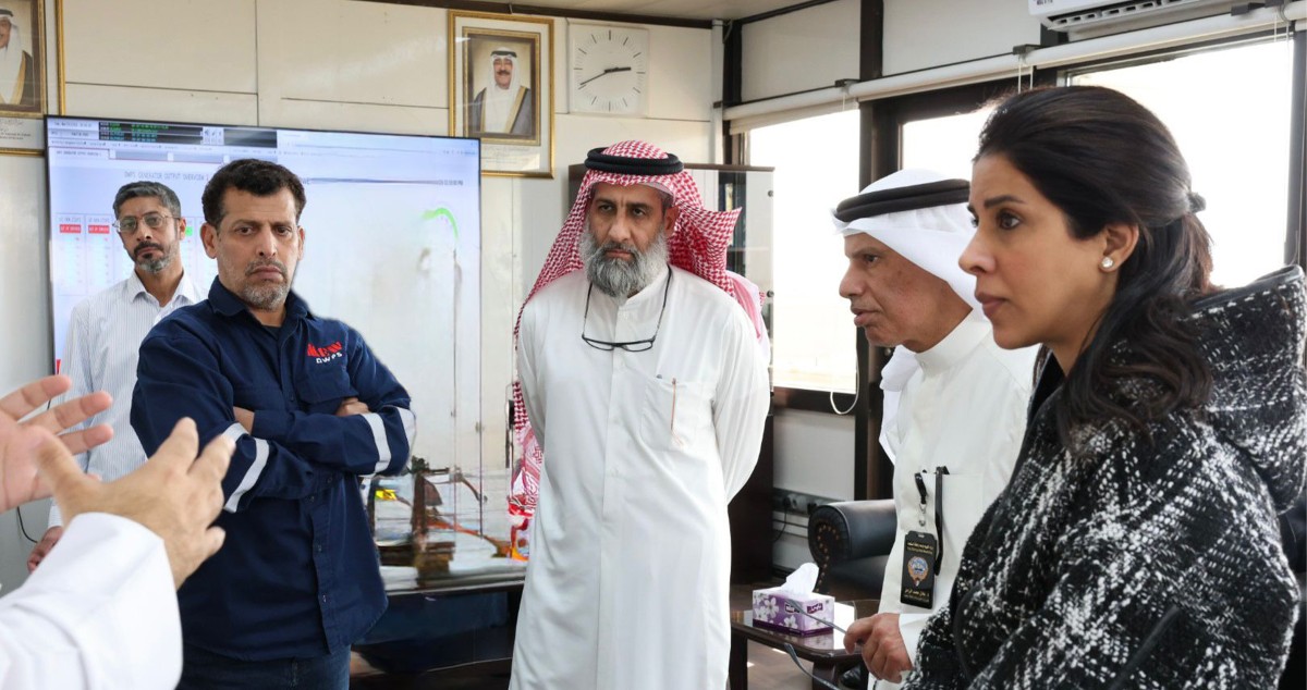 المشعان تتفقد محطة الدوحة الغربية عقب الحادث العرضي