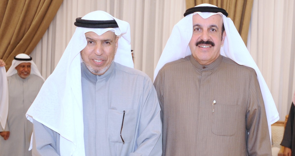 ديوان  علي الجسار يستقبل المهنئين في النزهة