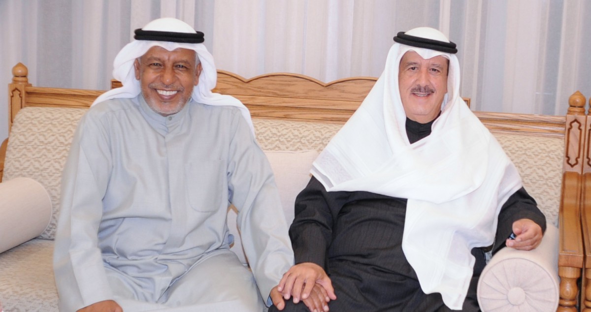 ديوان  علي الجسار يستقبل المهنئين في النزهة