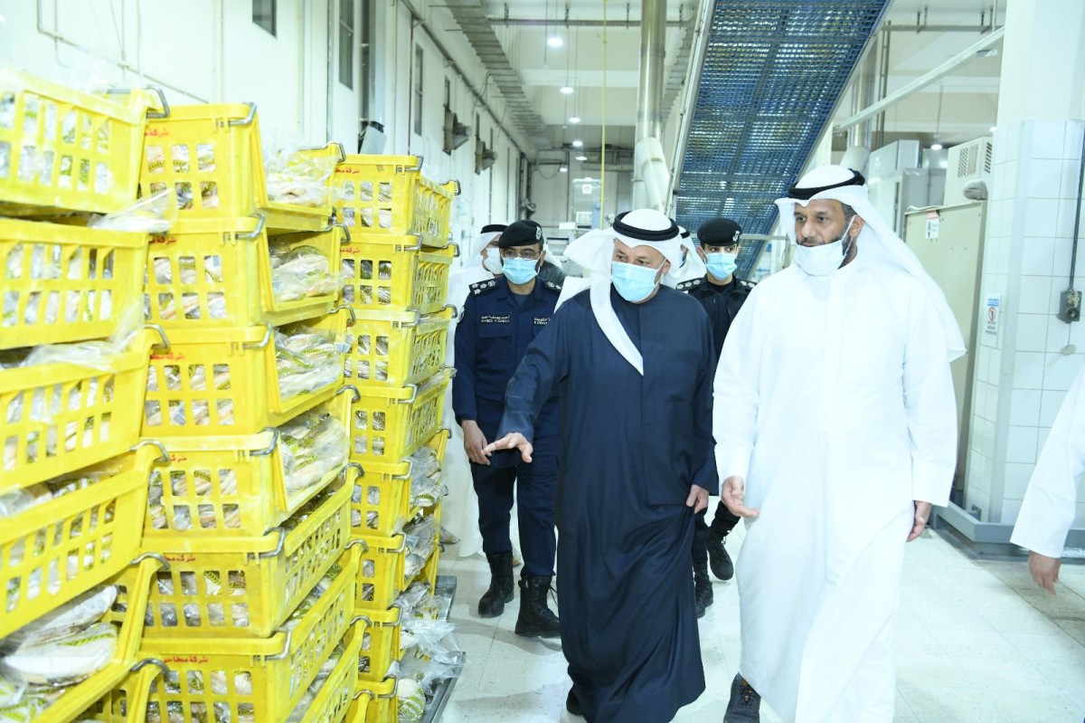 جولات ميدانية لمحافظ الفروانية تشمل مديرية الأمن ومطاحن الدقيق في خيطان