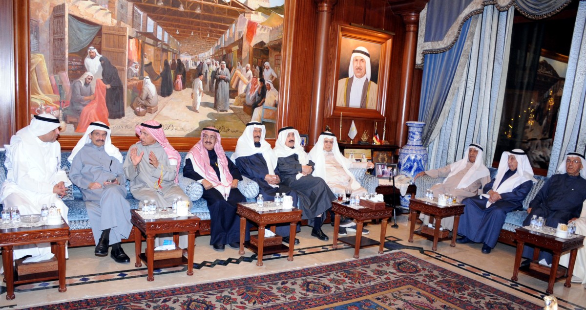 ديوان المعجل استقبل المهنئين