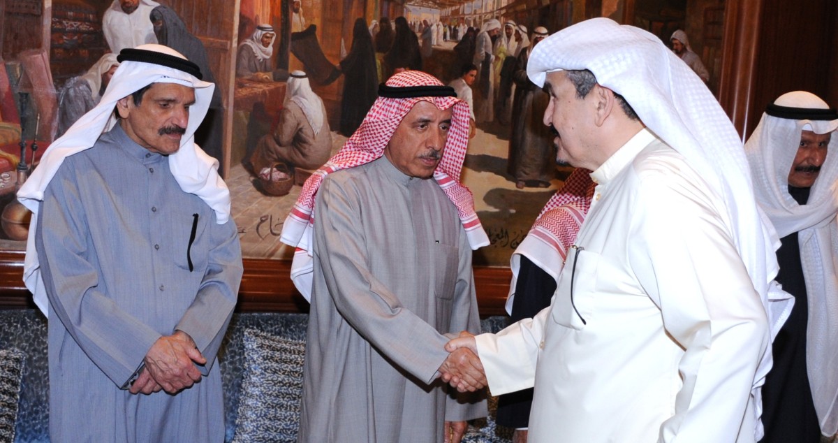 ديوان المعجل استقبل المهنئين