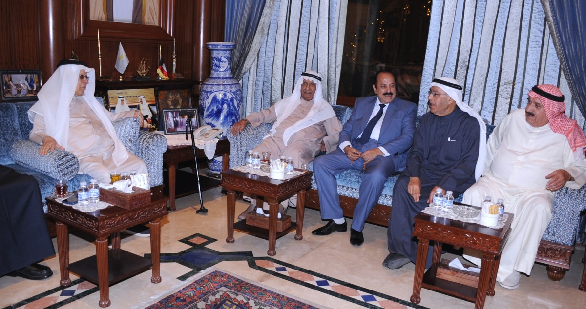 ديوان المعجل استقبل المهنئين