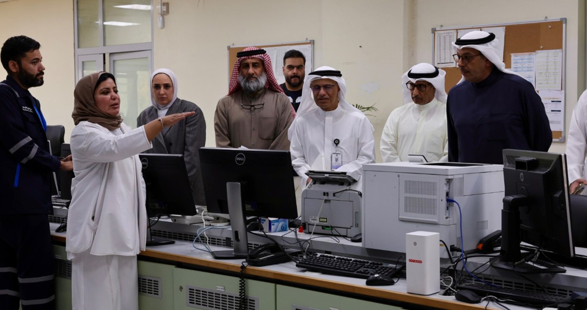 وزير 'الكهرباء' يتفقد مركز التحكم الوطني للمياه: رفع مستوى الجاهزية