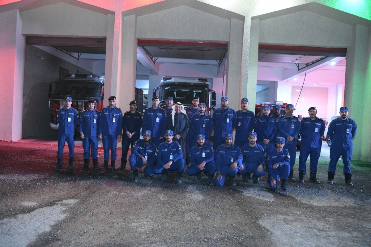 محافظ الفروانية: رجال الإطفاء خط الدفاع الأول لحماية الأرواح والممتلكات