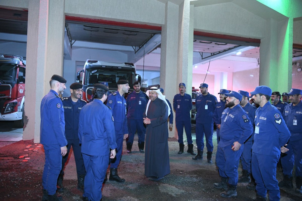 محافظ الفروانية: رجال الإطفاء خط الدفاع الأول لحماية الأرواح والممتلكات