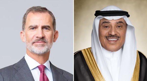 سمو ولي العهد يتلقى اتصالاً هاتفياً من ملك إسبانيا