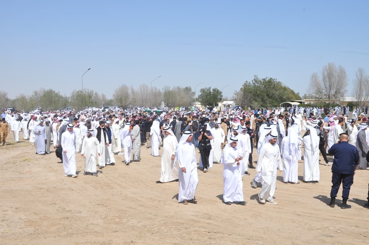 الكويت تشيّع شهيدي الواجب المقدم ركن عبدالله الشراح والرائد فهد المجمد