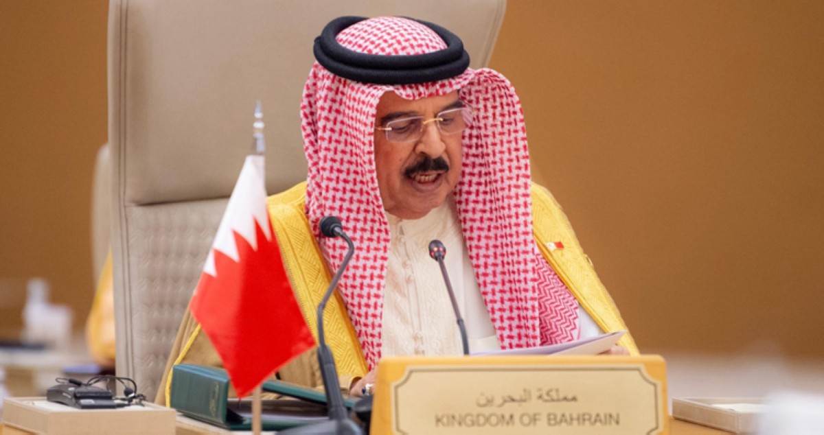 ملك البحرين: اعتداءات إيران لا يمكن تبريرها تحت أي ذريعة
