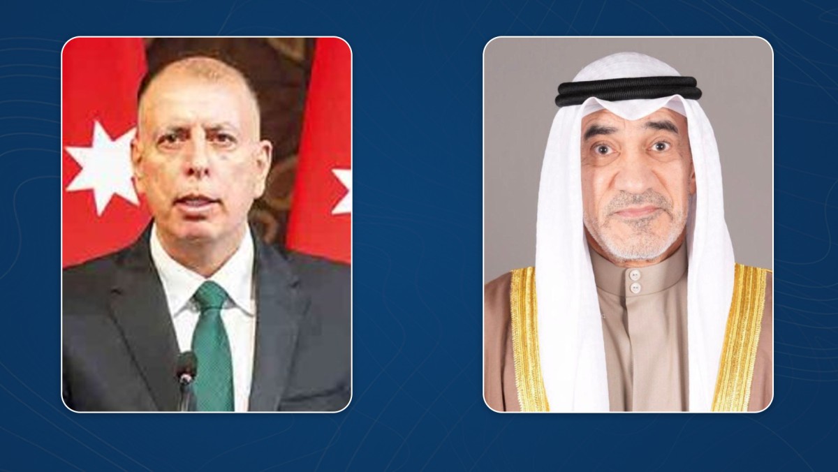 النائب الأول يتلقى اتصالاً من وزير الداخلية الأردني للتعزية باستشهاد اثنين من منتسبي أمن الحدود