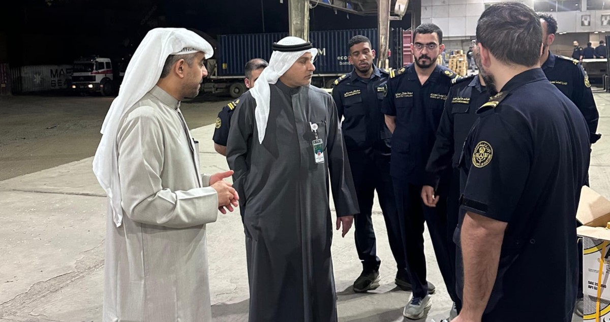 رئيس 'الجمارك' تفقد جاهزية إدارة الموانئ الشمالية وجزيرة فيلكا: تسهيل الإجراءات الجمركية مع الحفاظ على الدور الرقابي والأمني