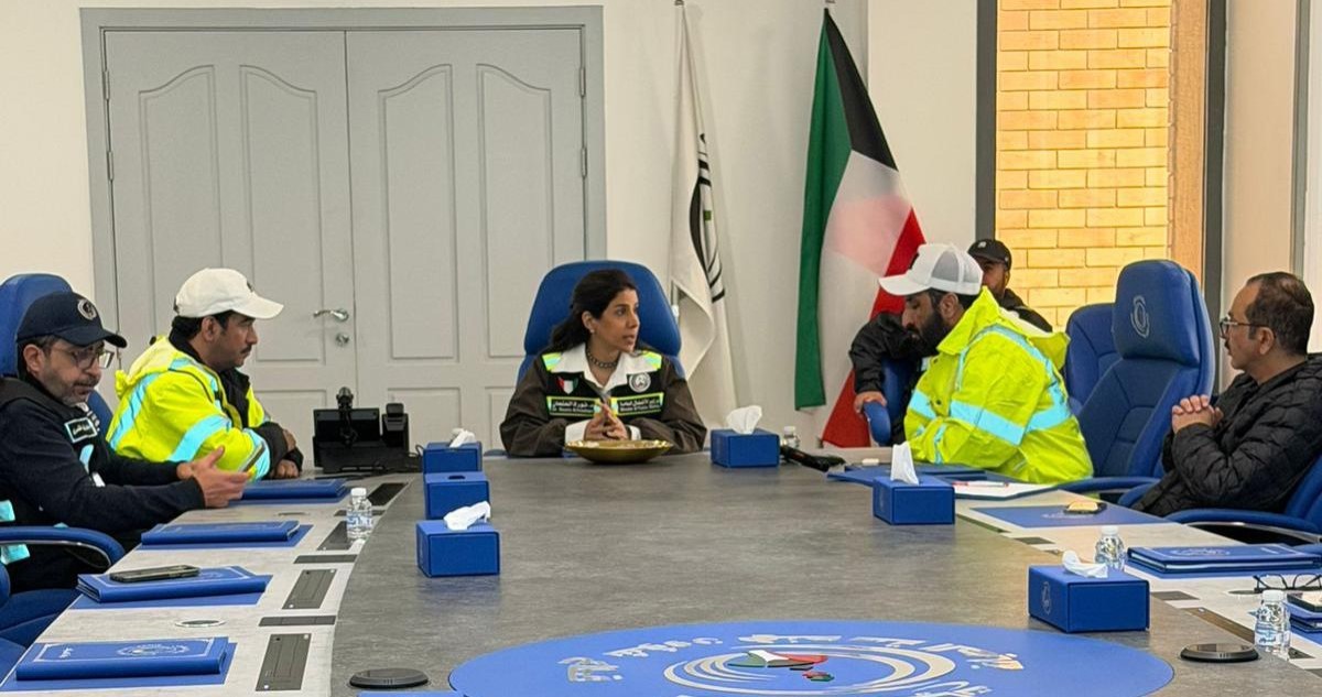 المشعان تتفقد غرفة عمليات 'الأشغال' لمتابعة آليات التعامل مع الأمطار