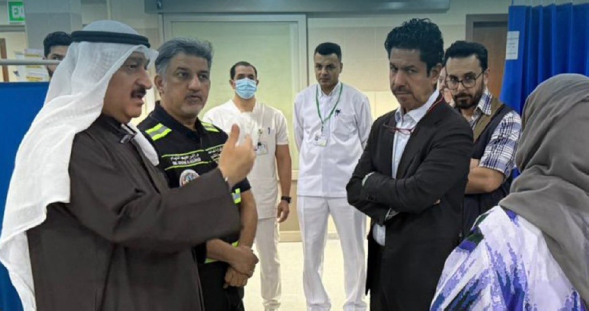 وزير الصحة يتفقد جاهزية أقسام الطوارئ في مستشفيي مبارك الكبير والأميري
