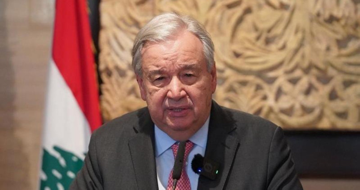 غوتيريش يدعو إسرائيل لاحترام سيادة لبنان ووقف الحرب