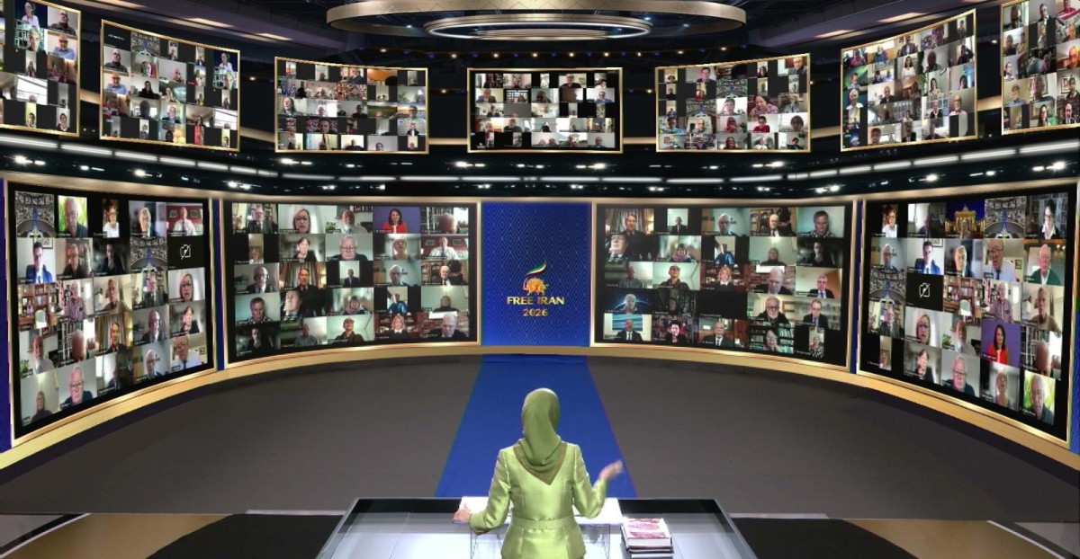 مؤتمر دولي عبر الإنترنت يدعم 'الحكومة الموقتة' للمجلس الوطني للمقاومة الإيرانية