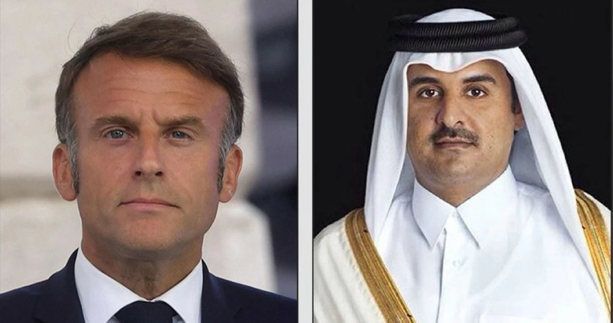 أمير قطر والرئيس الفرنسي يدعوان إلى وقف التصعيد بشكل فوري