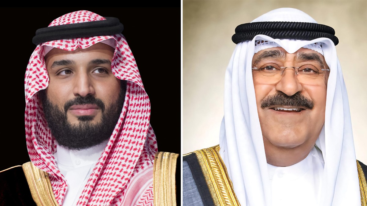 سمو الأمير يتلقى اتصالاً من ولي العهد السعودي للتهنئة بعيد الفطر