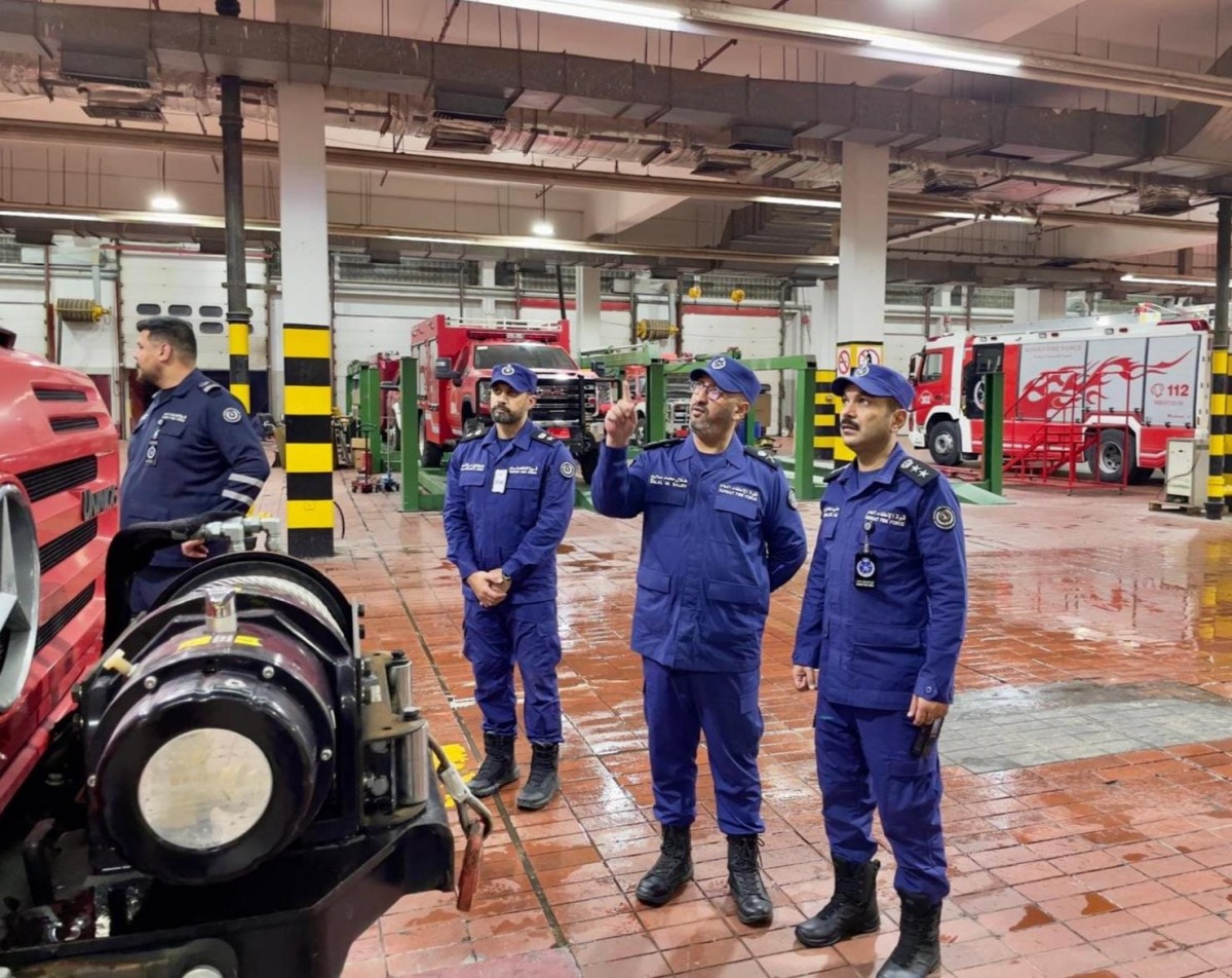 رئيس 'الإطفاء' يتفقد ورش آليات 'القوة': الاستمرار في التطوير والابتكار لتعزيز الجاهزية ورفع كفاءة الاستجابة