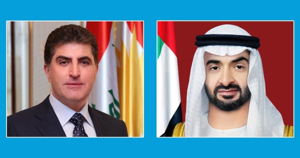 رئيس الإمارات يدين استهداف منزل رئيس إقليم كردستان العراق