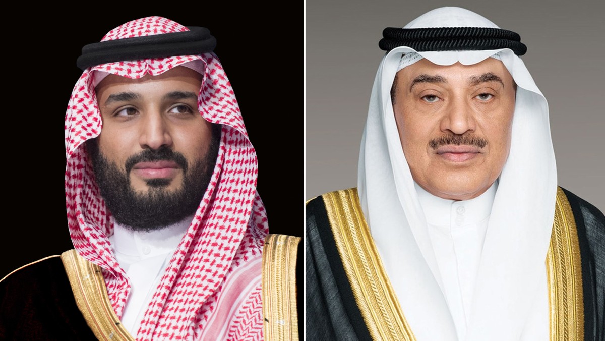 سمو ولي العهد يجري اتصالاً هاتفياً بولي العهد السعودي