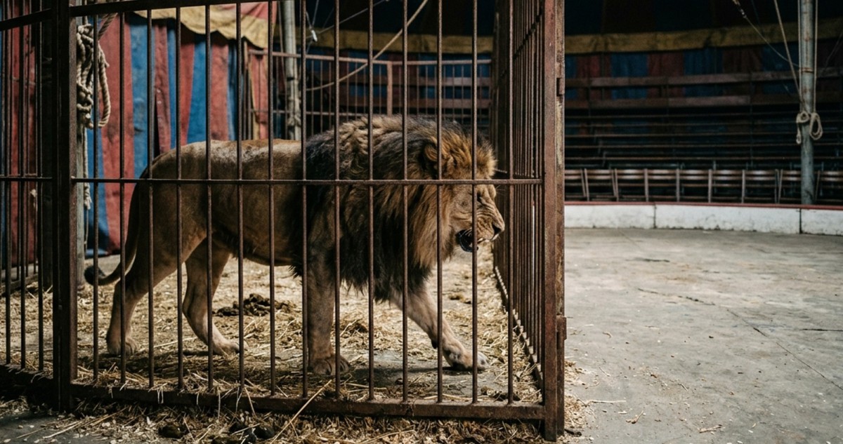 أسد يهاجم طفلة مصرية داخل السيرك