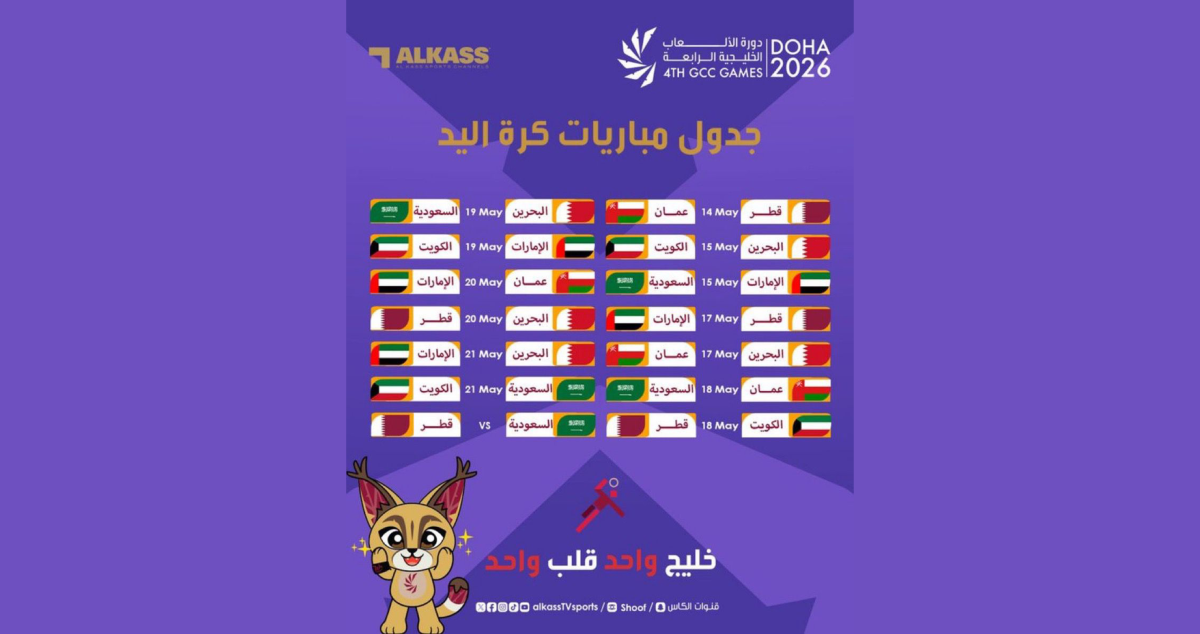 'أزرق اليد' يطلب الانسحاب من &rlm;دورة الألعاب الخليجية
