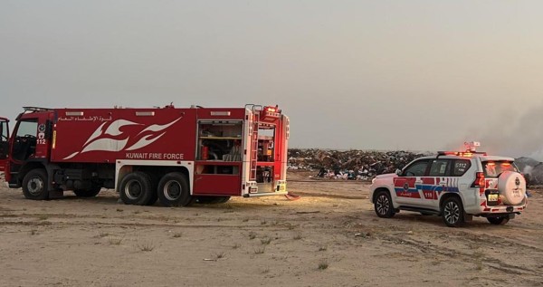 039;الإطفاء039; تسيطر على حريق في بر الوفرة 